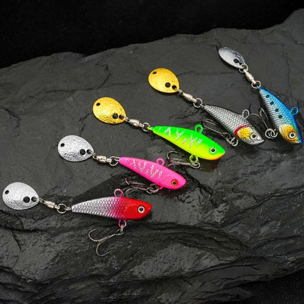 Mini Size Vibration Spinner Metal Construction Mini VIB New Design Spoon Lure  Freshwater Fishing