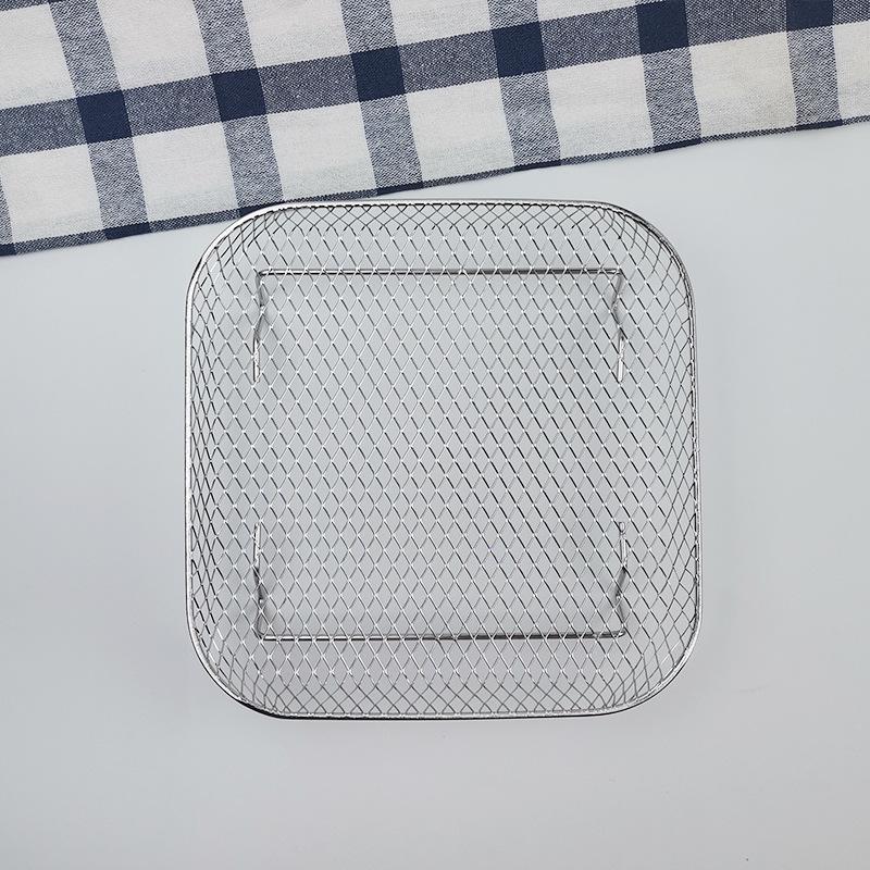 Edelstahl Drei-Schichten Heißluftfritteuse Dörrgerät Rack