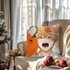 Pochita Japanese Anime Chainsaw Man Pillow Case Square Pillow Bedroom Sofa Leisure Comfort Car Living Room Home Decoration 40X40