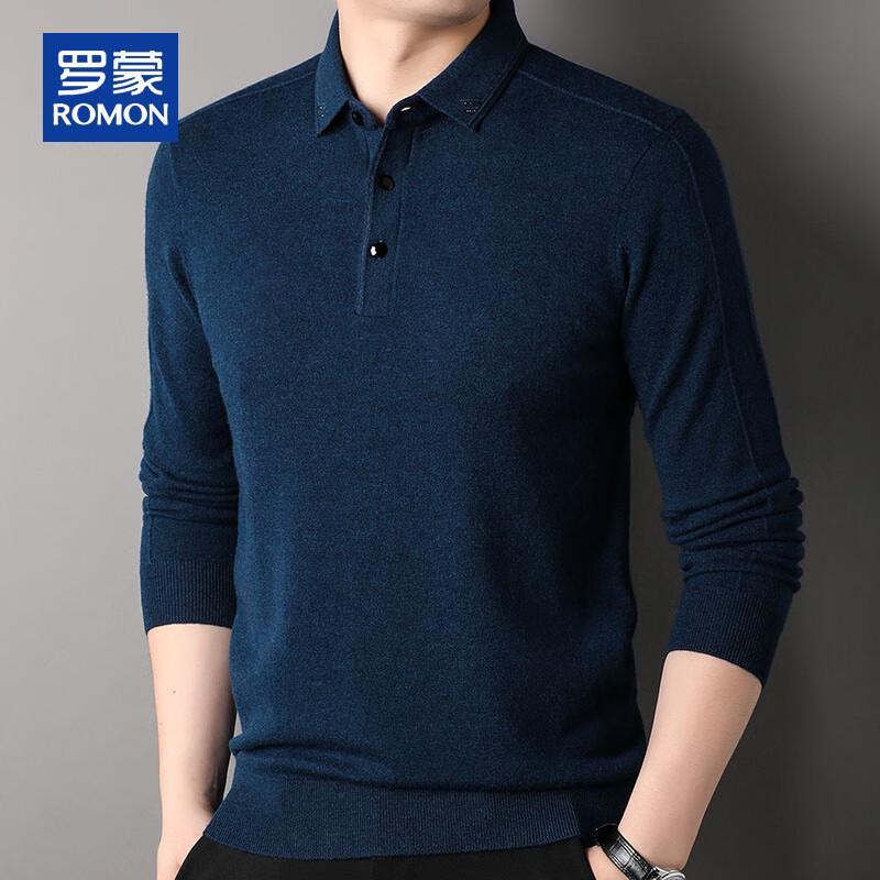 

ROMON Men s 100% Pure Wool Turtleneck Sweater XL