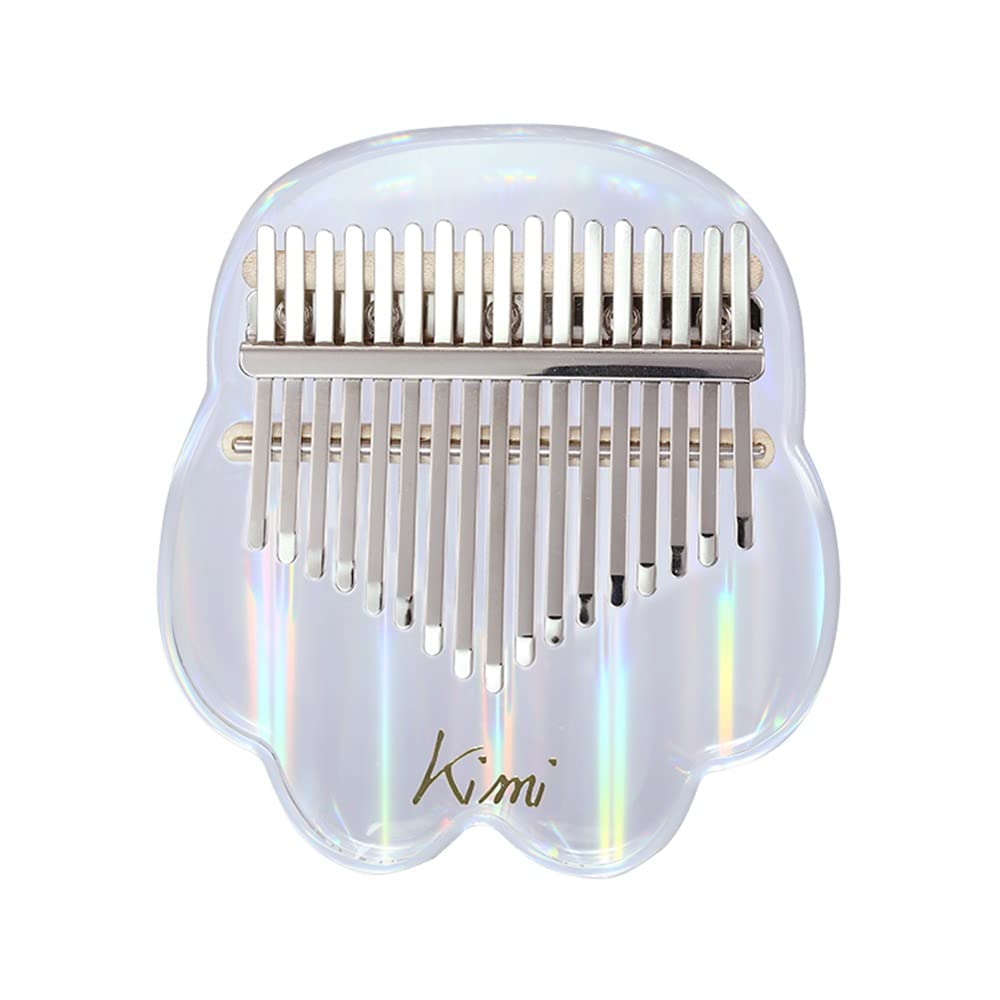 Kimi Karinba 17-Key Thumb Piano Kalimba Transparent Acrylic Case Cat Claw High-Performance Protective