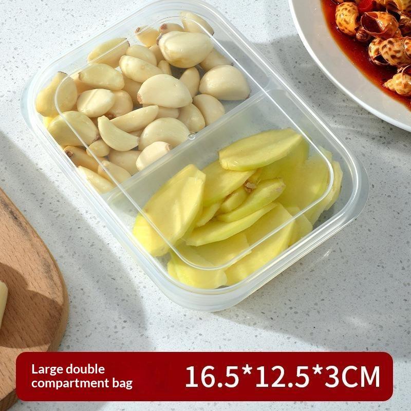 Refrigerator Freezing Organizer Square Storage Box Food Container Fruit Vegetables Storage Box Reusable Kitchen Storage Supplies