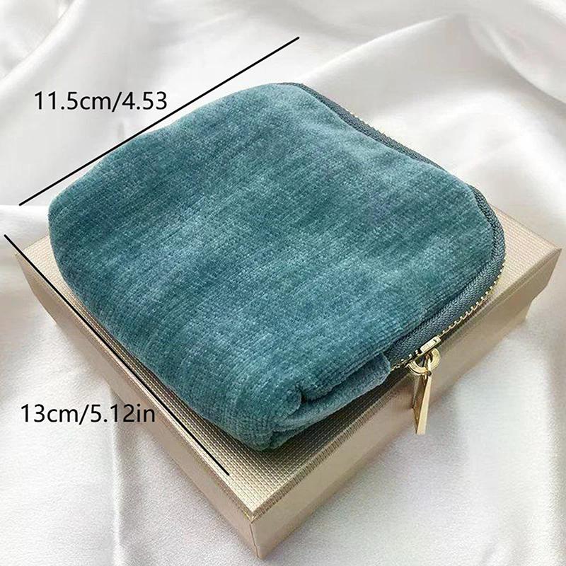 Exquisite Jewelry Storage Bag With Tassel Pendant Ring Zipper Jewelry Bag Large Capacity Travel Crystal Bracelet Storage Pouch