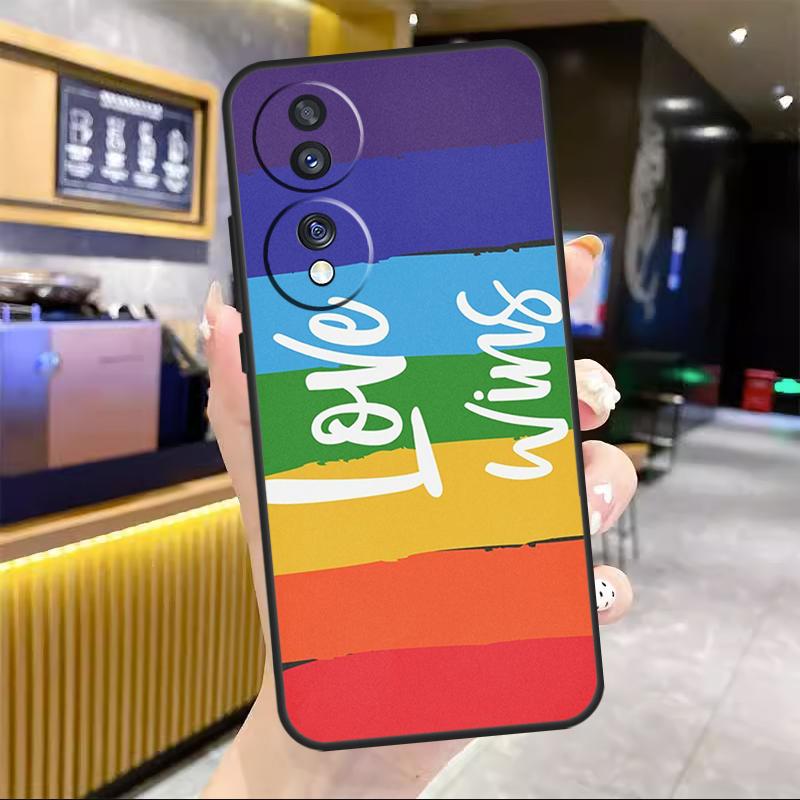 LGBT Pride Rainbow For Honor Magic 5 6 7 8 Pro Case For Honor Win RT 50 70 90 200 400 Lite X8c X8b X9b X9c X9d