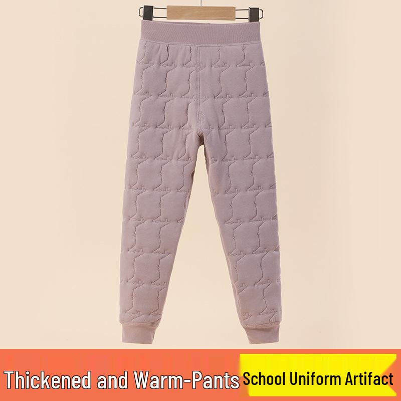 

Зимний детский флисовый хлопковый комплект куртка и брюки - Теплая школьная форма для мальчиков и девочек 100