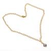Amethyst Gemstone Handmade 925 Sterling Silver Jewelry Necklace 20" GK-7641