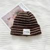 Personalized Woolen Hat  Warm and Transparent Ear Protection Pullover Hat Autumn and Winter Casual and Versatile Outdoor Knitted Hat for Women
