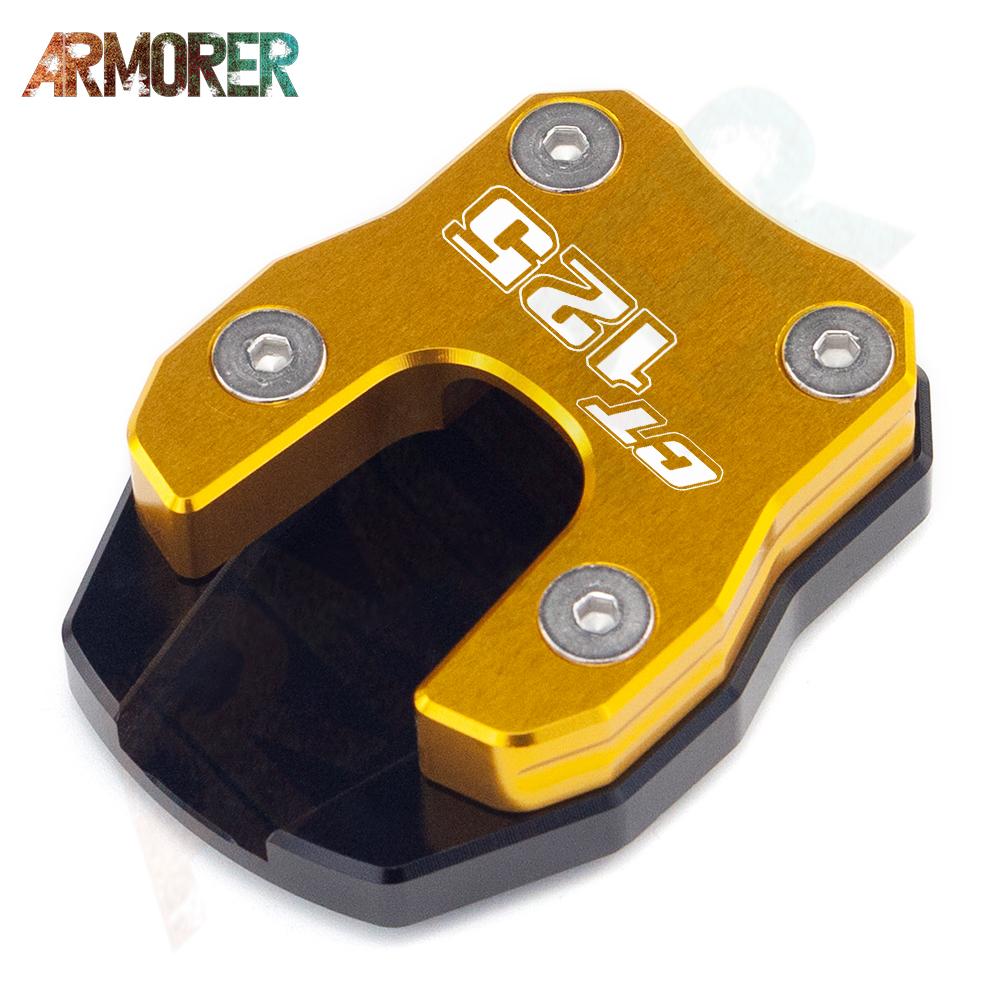 Kickstand Foot Side Stand Extension Pad Support Plate Enlarge Stand Motorcycle Accessories For HONDA CT125/ Hunter Cub -