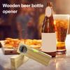 Engraved Wooden Spirit Level Bottle Opener Decorative Bar Beer Opener Bamboo Bottle Opener Elegant Bar Accessory