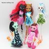Elegante Monster High Puppe Harzmaterial Modische Spielzeugsammlung