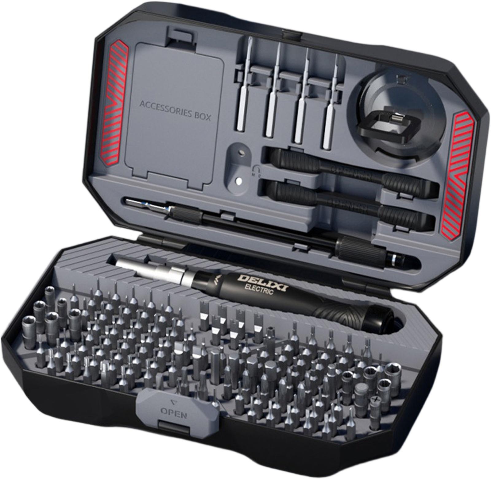 

Magnetic Tip Electrical Screwdriver Set - Multi-Functional Precision Kit for Home & Disassembly Jobs One Size