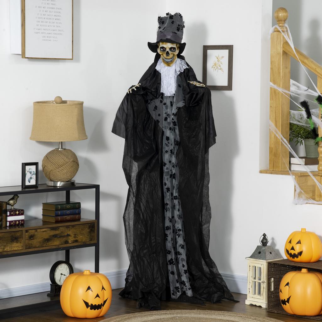 Halloween Decoration Ghost Groom with Special Effects and Sound Function 115 Cm X 65 Cm X 189 Cm