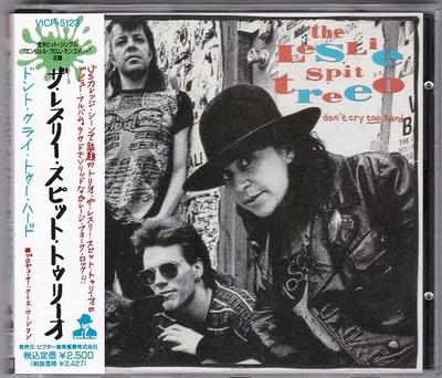 CD LESLIE SPIT TULLIO - Don't Cry Too Hard  VICP5123 I.R.S. Records 1991 Japan ObiRock Used