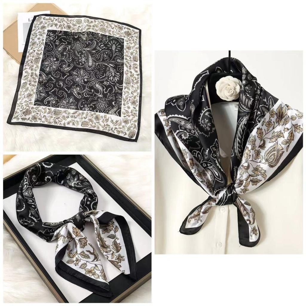 Eleganti Foulard di Seta da Donna Con Centinaia di Camicie, Assistenti di Volo, Decorazione Professionale, Protezione del Collo, Foulard, 70 Foulard Quadrati Piccoli.
