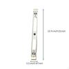 Aluminum Alloy Door Lock Plate, resilient, abrasionresistant, Universal Guide Silver 17.5x2.1cm