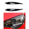 Car eyelids headlight eyebrows Fit for VW Polo 4 Mk4 9n3 R32 TDI 2005-2009 ABS plastic body kit accessories