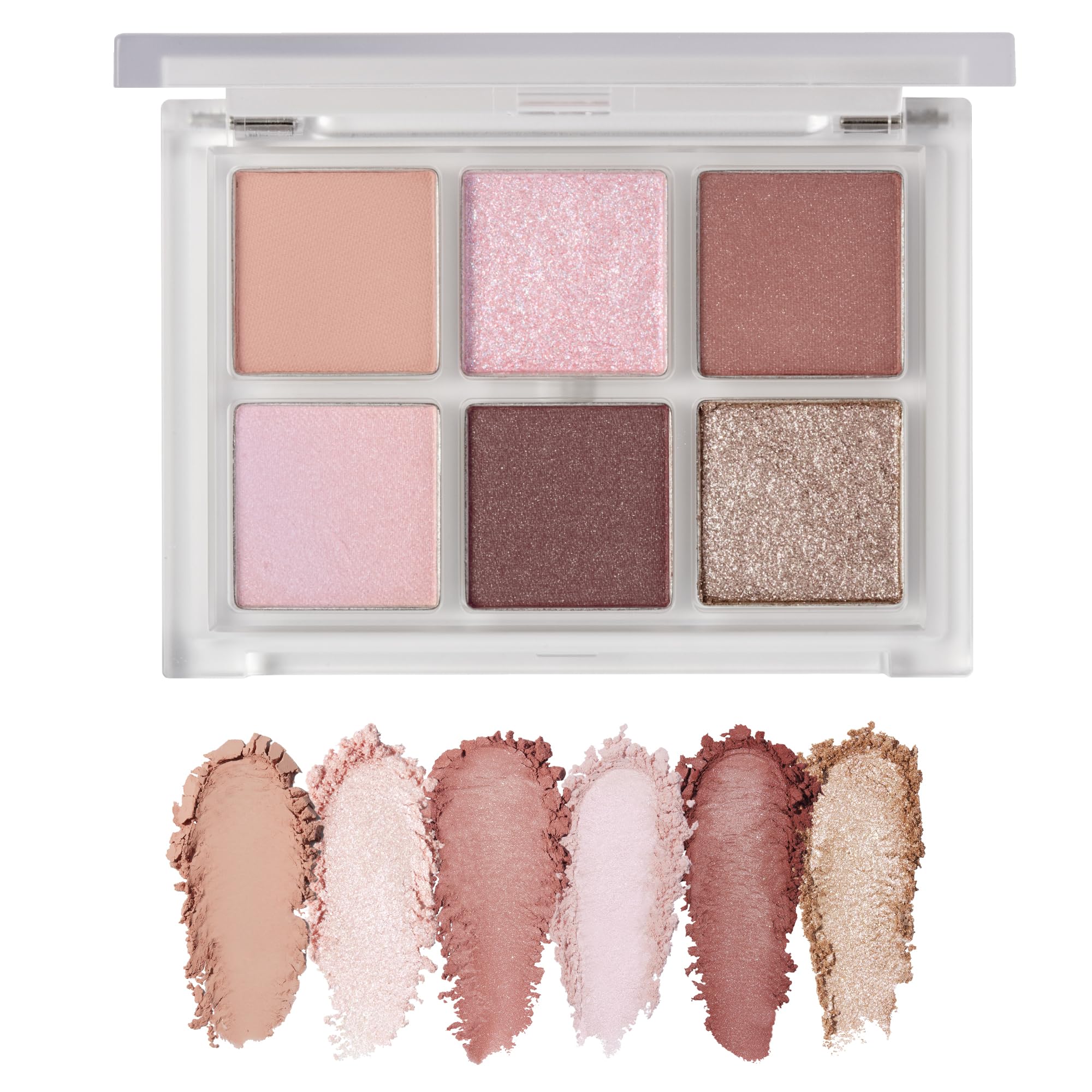 

CipiCipi Mood Color Eyes 02 Date Palette Highly Pigmented with Glitter and Serum Ingredients [Official] 4.3g / Eyeshadow,