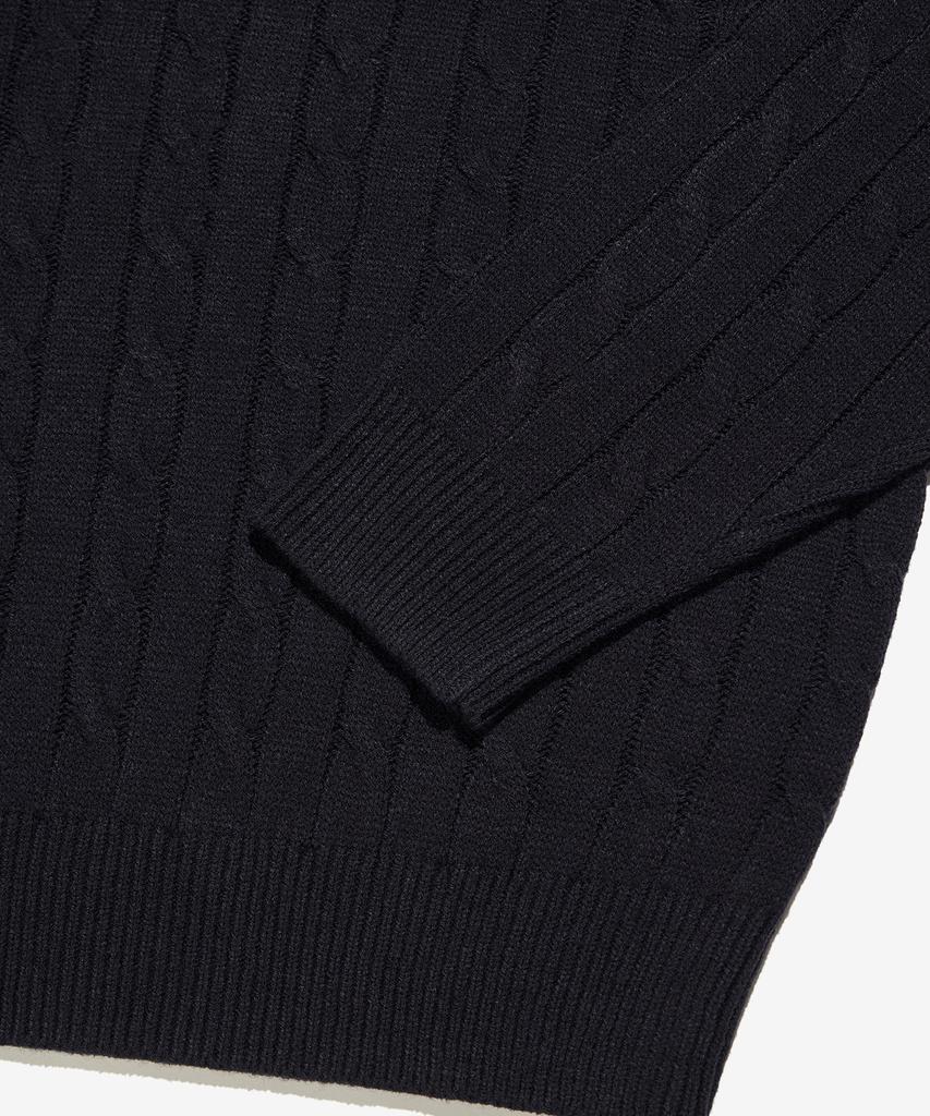 Seutaendeuobeo Fisherman Knit [Dark Navy]