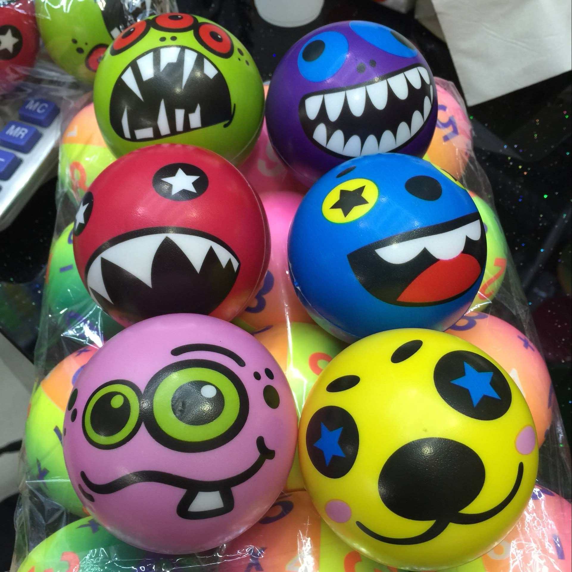 

Toys 6PCS Stress Rlief Balls Funny Squeeze Party Favors Gifts For Regalos Cumpleaños Niños Para Invitados Kids Boys Girls