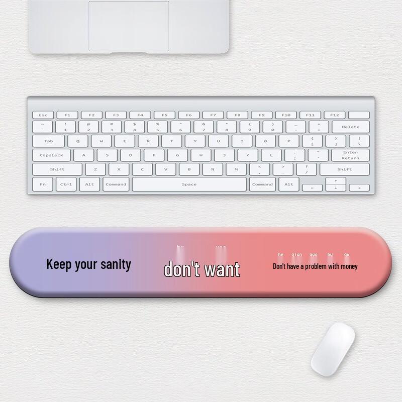 Cartoon Ergonomic Wrist Rest Mouse Pad and Keyboard Pad Set
