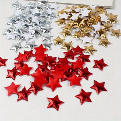 100pcs 1.9cm/0.75in 3D Sponge Star Stickers for Clothing, Shoes, Bags | Wedding Accessories