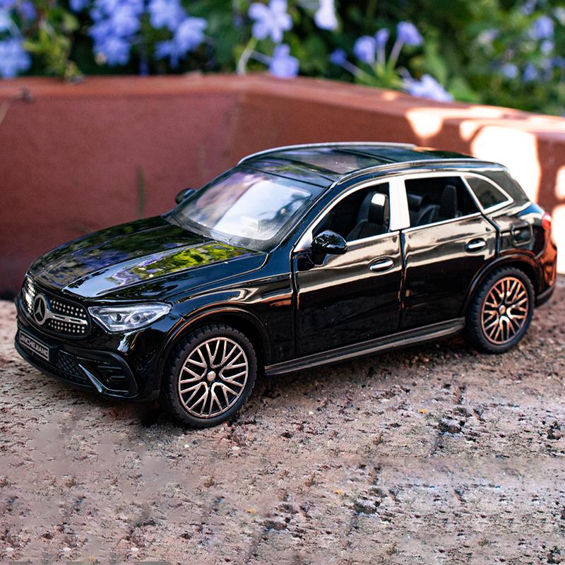 

1:32 Benz GLC400 SUV GLC модель автомобиля из сплава со звуком и светом, детская игрушка, коллекционные подарки на день рождения