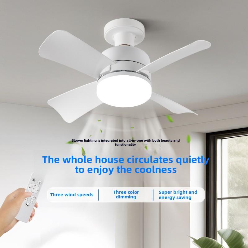20W Ceiling Fan Light with Remote Control Smart Wireless Fan Lights for Living Room Study Household Use Decorative Lighting
