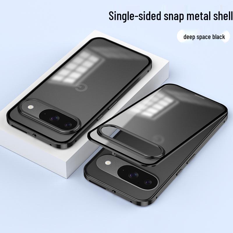 Google Pixel 10 Pro XL Metal Frame Magnetic Snap Phone Case