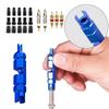 18-teilige Fahrrad-Reparaturwerkzeug-Sets Presta-Ventilkern-Set Fahrrad Schrader-Ventilschlüssel Tubeless-Reifenheber MTB-Reparaturwerkzeuge