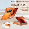 Huawei PuraXMax Case: Transforms into Magnetic Collector's Edition for PuraXMax 17, Double Axis Foldable Design.