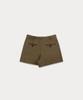 Sseomweeobeoteo Louin Wool Short Pants - Brown