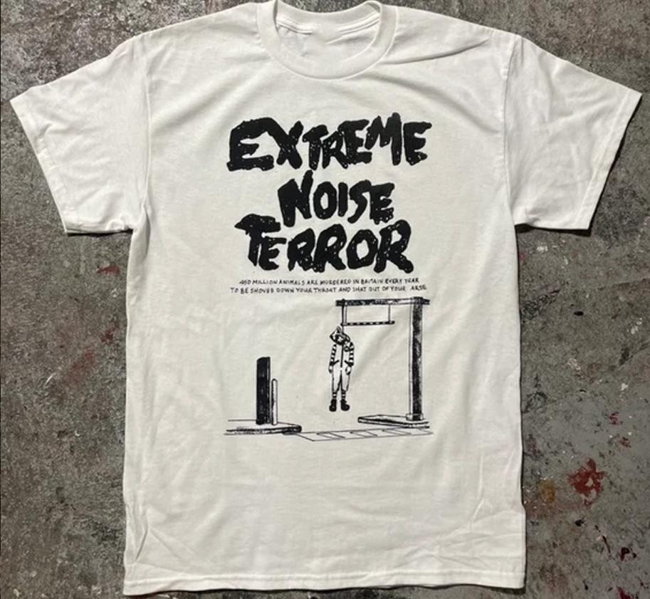 

Extreme Noise Terror band album white T-shirt unisex All sizes JJ4899 L