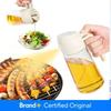 Glass Oil Spray Can Can Spray Dual-use Kitchen Utensils Glass Oil Bottle Press Type Spray Kitchen Tools Outdoor Barbecue Amagi