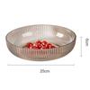 Fruit Bowl Odorless Transparent Elegant PET Salad Serving Bowl for Snack Candy Dessert