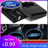 New 2026 Car Sticker 2025 Hot For Ford Wireless Led Emblem Car Door Welcome Laser Projector Lights Car Decor For Ford Focus ST R