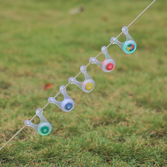 Camp Ambient Light Waterproof Binaural Suspension Push Switch Decorative Camping Tent Flashing Lights Outdoor Supplies