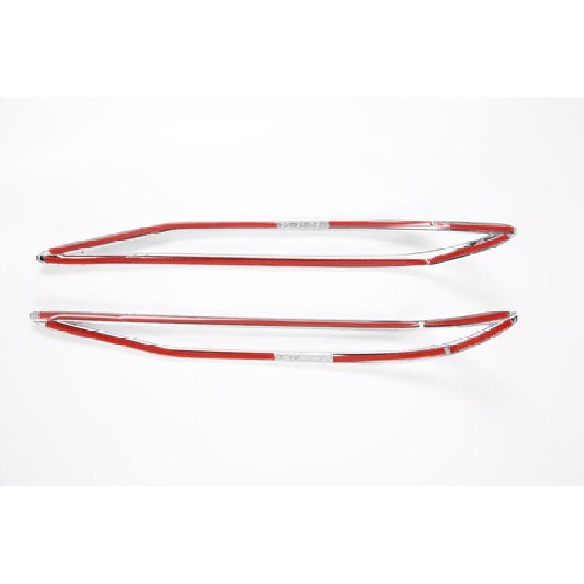 Chrome Rear Fog Light Lamp Lid Cover Trim For -2024 Hyundai Elantra