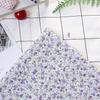 7pcs 25*25cm Cotton Fabric   Assorted   Pre Cut Bedding Kit Quarters Bundle Purple Dot