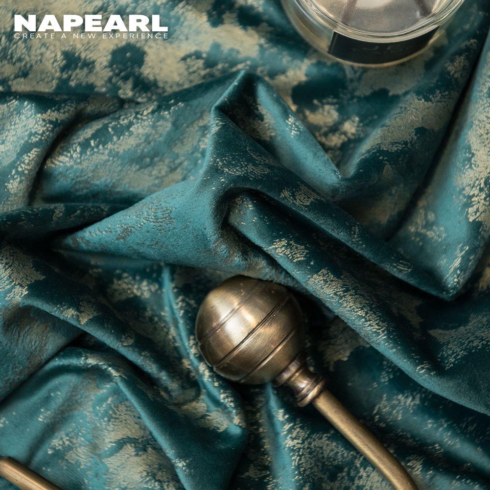 1PC NAPEARL 80% țesătură luxoasă din catifea opaca cu draperii proces de ștanțare la cald pentru dormitor sufragerie decor acasă
