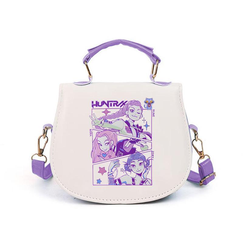Kpop Animation Cartoon Printing Korean Version Of The Trend Handbag Multi-Function Portable Shoulder Messenger Bag