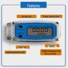 Aokewen 1.5-inch Waterproof Digital Flow Meter