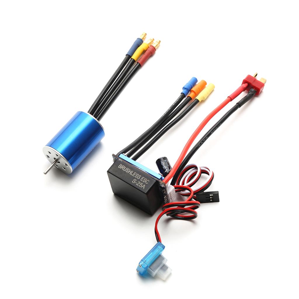 2435 4800KV bezkomutátorový motor a 25A ESC náhrada za HSP Wltoys 1/16 1/18 dálkové ovládání