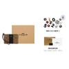 COACH Corner Zip Leather Pochette Clutch Coin Wrist Bag Wallet Small Women's Black Brown (Unisex) Wallets 58035 IMCBI