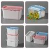 DOITOOL 3-Piece Large Capacity Plastic Laundry Bead Storage Box with Lid, 7.2" x 4.1" x 3.9" for Laundry Powder Storage and Detergent Storage