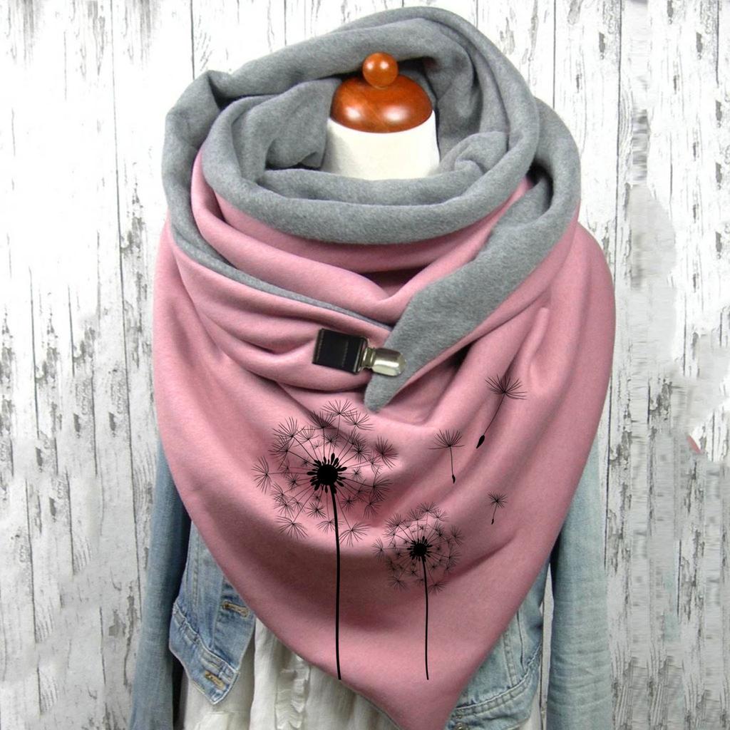 1PC Frauen Druck Schal Mode Retro Weibliche Mehrzweck Schal Schal