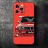 Simple Japanese Sports Cars Pattern Soft Phone Case for iPhone 16 16E 17 Air 15 Pro Max 14 Plus 13 Mini 11 12 7 Black Cover Back