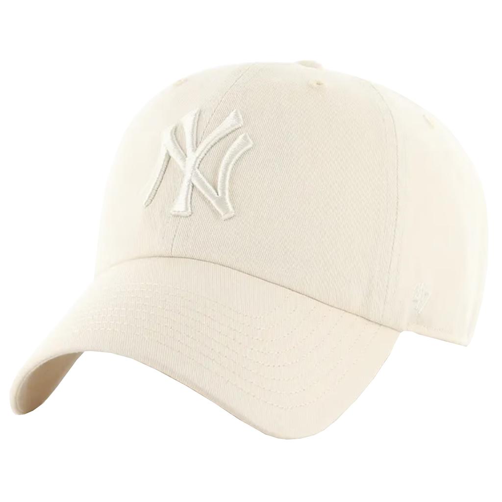 47 BRAND New York Yankees MLB Clean Up Cap, beige Herren-Cap
