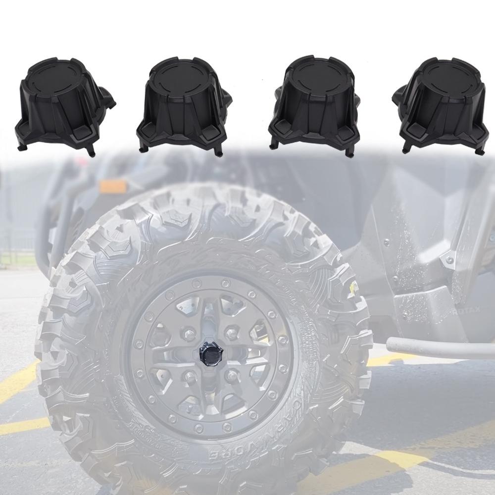 

4 шт.. Черные колпаки на центр колеса с центральным колпаком для Can-Am Maverick X3 Turbo R 2017-2020