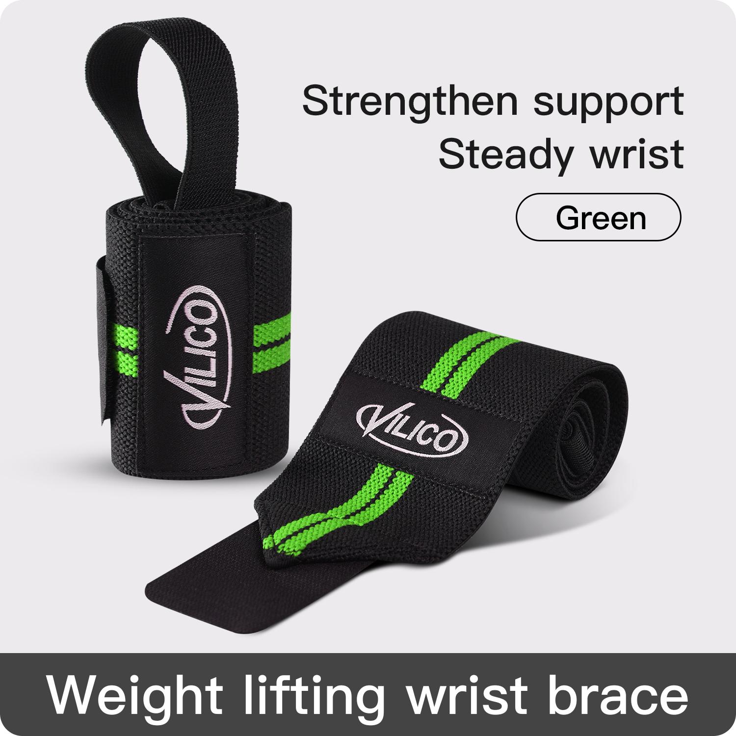 

Durable And Safe 1Piece- Wristband Wrist Support Brace Straps Extra Strength Weight Lifting Wrist Wraps Bandage Fitness Gym Training