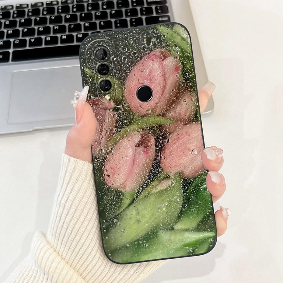 Beautiful Floral Painting Phone Case For Huawei Y6P 2020 / Y7P 2020 Soft Silicone Shockproof Cover For Huawei Y6p Y7p Bumpers